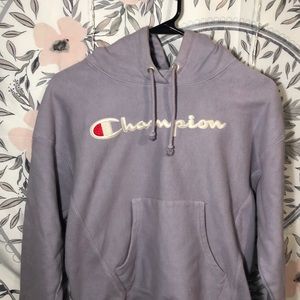 Purple champion sweatshirt